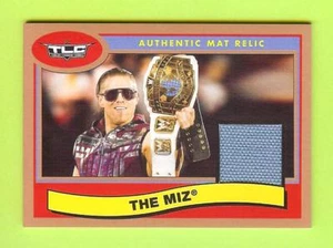 2018 TOPPS HERITAGE WWE BRONZE "THE MIZ" TLC MAT RELIC #47/99 - Picture 1 of 1