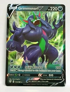 Grimmsnarl V 114/189 Ultra Rare Pokemon Darkness Ablaze NM/M - Picture 1 of 2