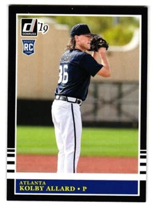 2019 Donruss # 230 Kolby Allard Atlanta Braves - Foto 1 di 2