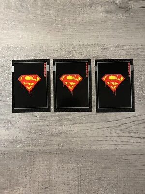 1992 SkyBox DC Comics Superman Doomsday Prototype Promo Card Lot Of 3 - Image 1 of 2