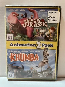 Back to the Jurassic + Khumba DOUBLE FEATURE DVD 2013 Widescreen Sealed - Picture 1 of 2