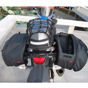 US 2× Motorcycle Pannier Luggage Saddle Bags w/ Rain Cover 36-58L Large Capacity - Bild 1 von 10