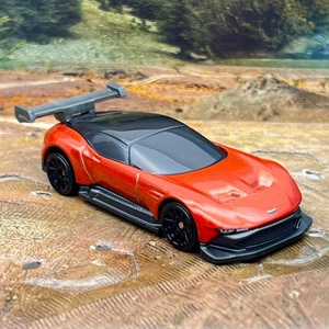 Hot Wheels Aston Martin Vulcan Orange 1:64 Diecast Car [J28] - Picture 1 of 6