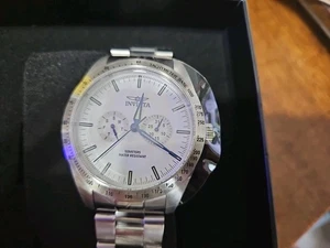 Invicta Specialty Stainless Steel White Dial 45975 Men's Watch 44mm NIB $199 Ret - Picture 1 of 4