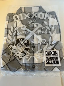 Dixxon Flannel Co. “Madden “ Limited Edition Men’s Shirt L Brand New Sealed Pa - Picture 1 of 5