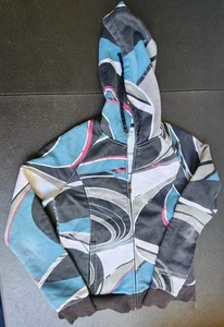 Oakley Sweatshirt Snowboard Ski Hoodie Full Zip Size Mens Small All Over Print - Picture 1 of 4