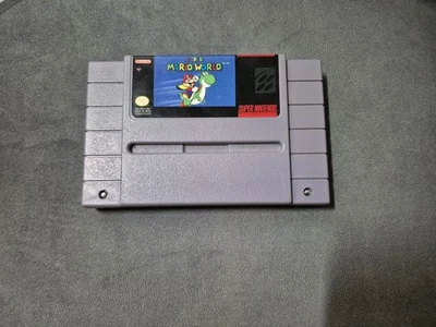 Super Mario World Super Nintendo SNES *GAME CARTRIDGE ONLY - Image 1 of 3