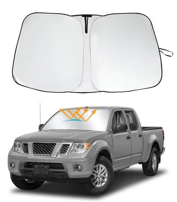 Cubierta de bloque UV para parabrisas de coche Nissan Frontier 2006-2021 Foto 1 de 4