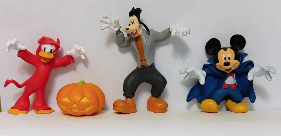 Disney Mickey and Friends Halloween Set de 4 Figuras Decoración de Pasteles ¡Diversión! Foto 1 de 1