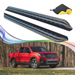 Fit Honda Ridgeline 2017-2026 Running Boards Side Step Pedals Nerf Bar W/Bracket - Picture 1 of 6