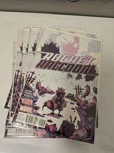 Marvel Rocket Waschbär Comic 009 Skottie Young Cover Lot 24 - Bild 1 von 5