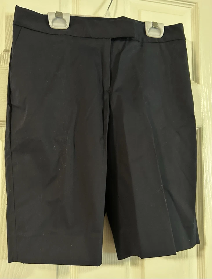 Jones New York Signature Petite Stretch Shorts Admiral Navy Size 6P - Imagem 1 de 4