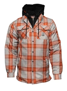 Chaqueta de franela con capucha superior de franela Dixxon. Hombre 2XL - Nuevo en bolsa con etiquetas - Imagen 1 de 12