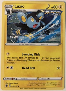 Pokemon Battle Styles Luxio 47/163 NM/M - Picture 1 of 1