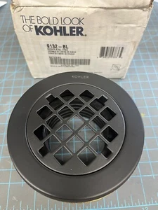 Kohler K-9132-BL - Shower Drain Black - Picture 1 of 1