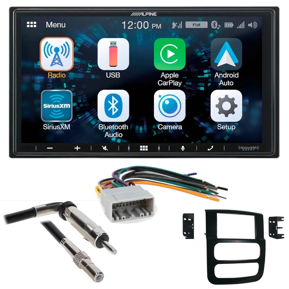 2002-2008 Dodge Ram 1500 Alpine Double Din Bluetooth Car Stereo Upgrade I 650 - Image 1 of 4