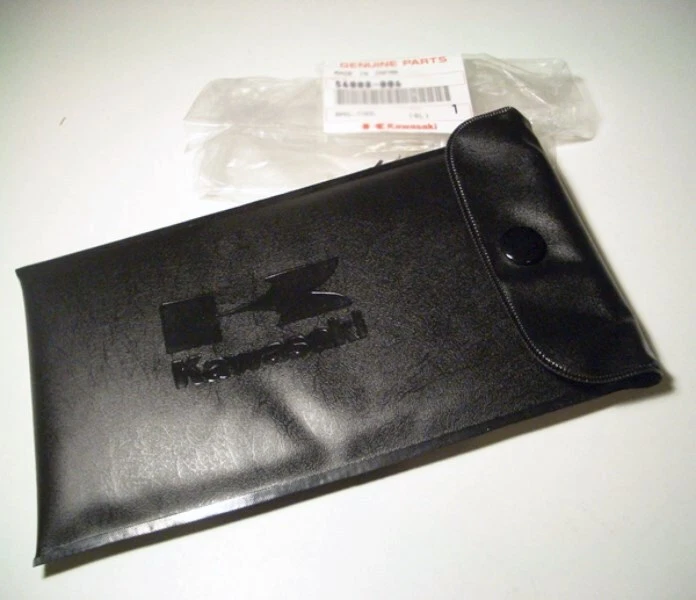 Genuine Kawasaki Black Tool Bag Pouch NOS oem z1 h1 h2 kz kz1000 kz900 z1r kit - Image 1 of 1