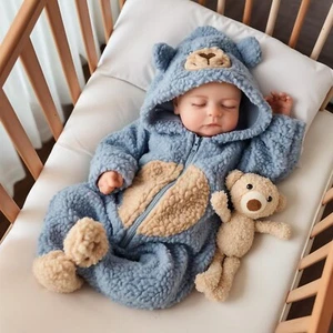 Reborn Baby Puppen Silikon Ganzkörper 20 Zoll Wasserdicht Realistisch Neugeborenes Baby - Bild 1 von 7