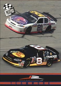 2004 Press Pass Dale Earnhardt Jr. Blue #C45 Earnhardt Jr.'s Car/Truex Jr.'s Car