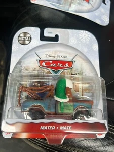 DISNEYPIXAR CARS CHRISTMAS MATER W/ STOCKING CAP  METAL SERIES - Picture 1 of 1