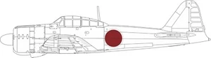 EX955 Eduard Accessories: A6M2 Model 21 national insignia 1/48 EDUARD in 1:48 - Foto 1 di 1