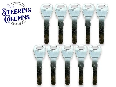 SIP22 Para Jeep Fiat Llave de Servicio Metal Espacios en Blanco Nuevo (PAQUETE DE 10) Foto 1 de 4