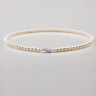 FASHION 18" 6-5 MM SOUTH SEA NATURAL White PEARL NECKLACE 14K GOLD CLASP