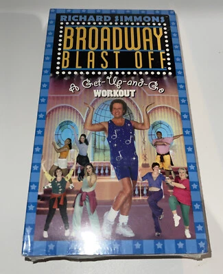 Richard Simmons Broadway Blast Off A Get Up And Go Workout VHS factory SEALED - Image 1 of 4