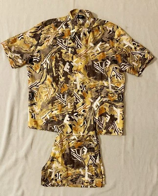 Fendi Zafferano Silk Short Sleeve Shirt - Image 1 of 4