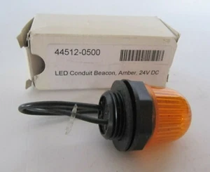 (NEW) Sti Omron LED Conduit Beacon, Amber, 24VDC 44512-0500 - Picture 1 of 4
