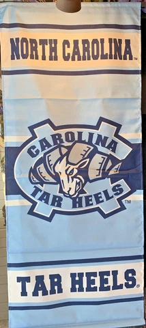 UNC Tar Heels Flag Banner University North Carolina 43” X 18” Alumni Man Cave Cover