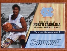 2010-11 Upper Deck North Carolina #65 Tonya Sampson Tar Heels