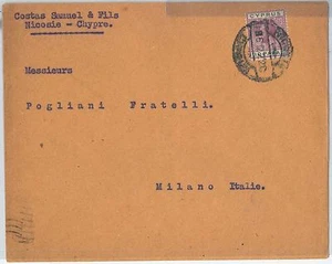 59481 - CHIPRIO - HISTORIA POSTAL: CUBIERTA A ITALIA - 1922 - Imagen 1 de 1