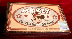 MICKEY - 75 YEARS OF FUN - Complete Filmography Set (75 cards) - 2004 SEALED BOX - Picture 1 of 24