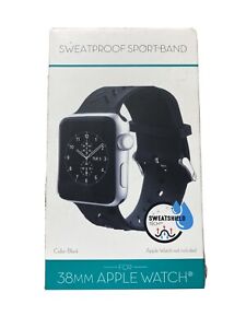 Sweat-proof Sport Band for Apple Watch 38mm, Arrow Design, Black