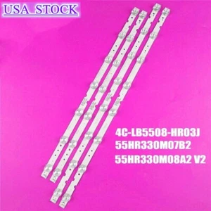LED Strips for TCL 55S421 55S423 55S425LABA 55U3800C 55L2 55F6 55UD6406 55D655F - Picture 1 of 8