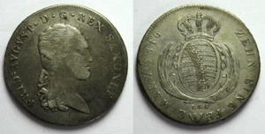 *TRIU* GERMANY Saxony. Friedrich August I. 1816 SILVER WORKSHOP - Picture 1 of 1