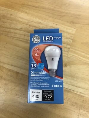 32 GE Lighting 67614 Dimmable LED Daylight Light Bulb 6-Watt 40 W replacement - Image 1 of 2