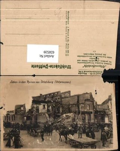 650539,Leben in den Ruinen Ortelsburg Ostpreußen Preußen Szczytno  - Picture 1 of 1