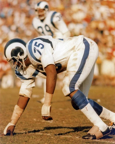 LA Los Angeles Rams DEACON JONES Glossy 8x10 Photo Print Football Poster Cover