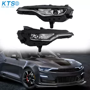 For Chevy Camaro SS 1SS 2SS RS 2019-2024 LED Type Headlights Assembly Right&Left - Picture 1 of 22