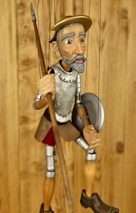 Marionette Don Quixote - Handmade Original Puppet - Picture 1 of 14