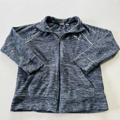 Puma Blue Zip Up Fleece Jacket Size Youth Medium (8-10) - Image 1 of 4