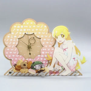MONOGATARI series SHAFT Official Acrylic Clock Oshino Shinobu Bakemonogatari - Picture 1 of 3
