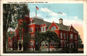 Lindley Hall Earlham College Richmond Indiana Divided Back Postcard E1 - Picture 1 of 2