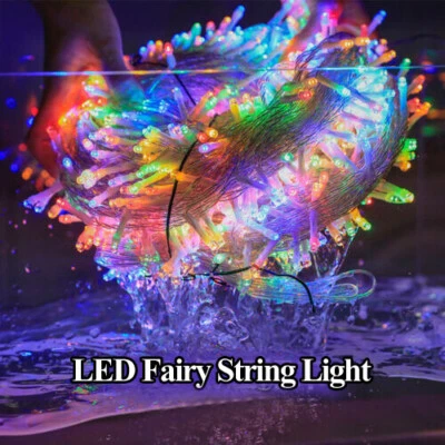 LED Fairy String Party Light Christmas Tree Lamp Xmas Waterproof 10M20M50M100M - Image 1 of 4