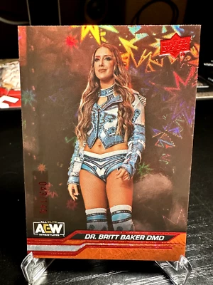 DR. BRITT BAKER DMD  2024 UPPER DECK AEW DYNAMITE 043/149 - Image 1 of 2