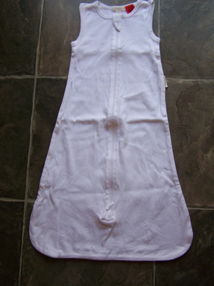 Baby's Purebaby White Cotton Knit Sleeveless Sleeping Bag Size 0000-00 VGC - image 1 of 1