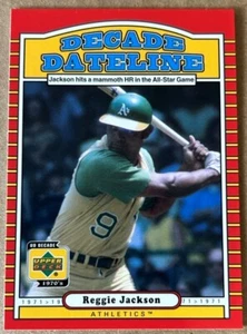 REGGIE JACKSON UPPER DECK UD DECADE 1970's Card #113 NM-MT Condition - Picture 1 of 2