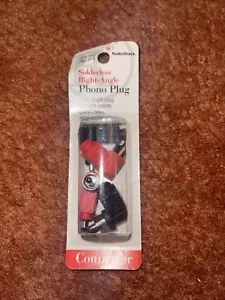 RadioShack 274-383 Solderless Right-Angle Phono Plug (Pkg of 4) - Picture 1 of 2